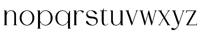 DENOVA Font LOWERCASE
