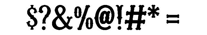 DESERT COWBOY Font OTHER CHARS