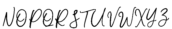 De Flamour Whimsical Font UPPERCASE
