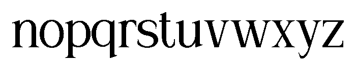 De Floria-Regular Font LOWERCASE