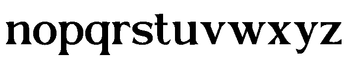 De Rozzo-Regular Font LOWERCASE