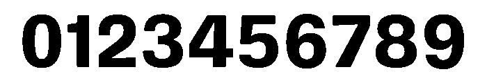 DeBox Bold Short Font OTHER CHARS