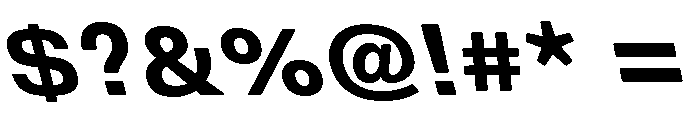 DeBox Bold Slanted Tall Font OTHER CHARS