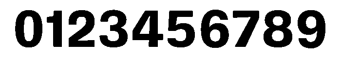 DeBox Bold Tall Font OTHER CHARS