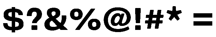 DeBox Bold Font OTHER CHARS