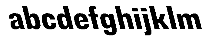 DeBox Condensed Bd Sla Short FONT