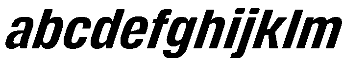 DeBox Condensed Bold Ita Tall FONT