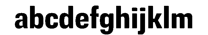 DeBox Condensed Bold Short FONT