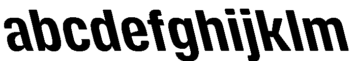 DeBox Condensed Bold Slant Tall FONT