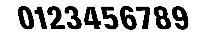 DeBox Condensed Bold Slanted Font OTHER CHARS