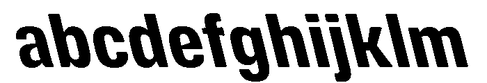 DeBox Condensed Bold Slanted FONT