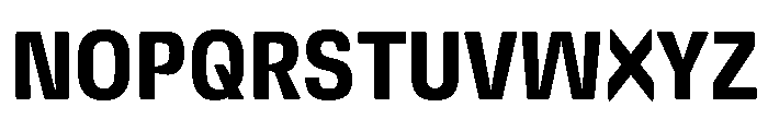 DeBox Condensed Bold Font UPPERCASE