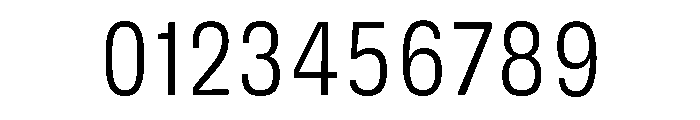 DeBox Condensed Light Short Font OTHER CHARS
