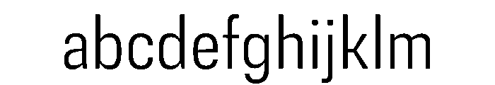 DeBox Condensed Light Short FONT