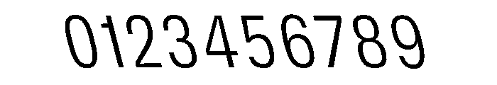 DeBox Condensed Light Slanted Font OTHER CHARS