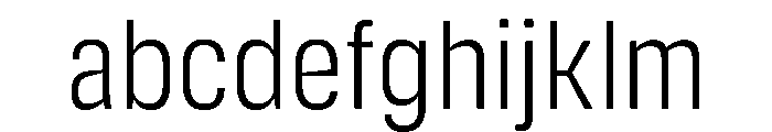 DeBox Condensed Light Tall FONT