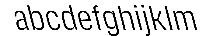 DeBox Condensed Lt Sla Tall FONT