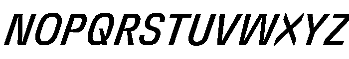 DeBox Condensed Med Ita Short Font UPPERCASE
