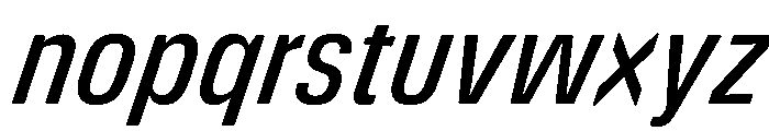 DeBox Condensed Med Ita Tall Font LOWERCASE