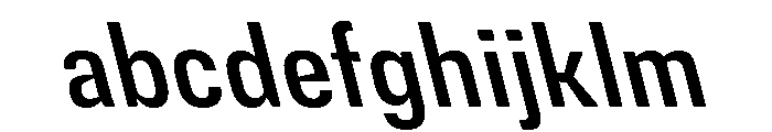 DeBox Condensed Med Slant Short FONT