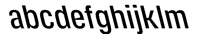 DeBox Condensed Med Slant Tall FONT