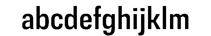 DeBox Condensed Medium Short FONT