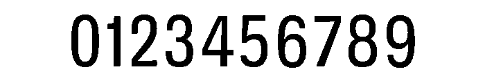 DeBox Condensed Short Font OTHER CHARS