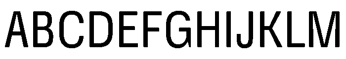 DeBox Condensed Short Font UPPERCASE