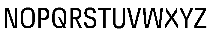 DeBox Condensed Short Font UPPERCASE