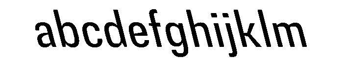 DeBox Condensed Slanted Short FONT
