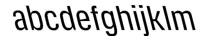 DeBox Condensed Slanted Tall FONT