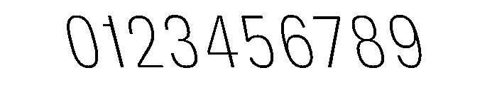 DeBox Condensed Th Sla Short Font OTHER CHARS