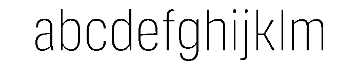 DeBox Condensed Thin Tall FONT