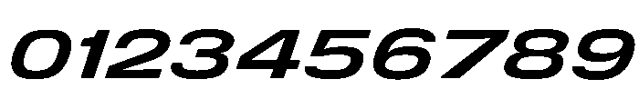 DeBox Expanded Bold Ita Short Font OTHER CHARS