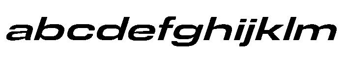 DeBox Expanded Bold Ita Short FONT