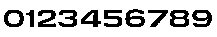 DeBox Expanded Bold Short Font OTHER CHARS