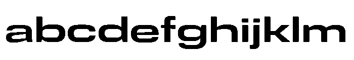DeBox Expanded Bold Short FONT