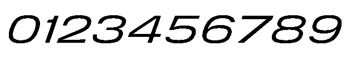 DeBox Expanded Italic Tall Font OTHER CHARS