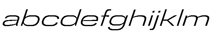 DeBox Expanded Light Ita Short FONT