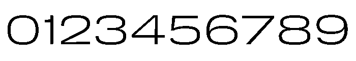 DeBox Expanded Light Short Font OTHER CHARS