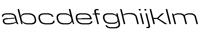 DeBox Expanded Light Slanted FONT