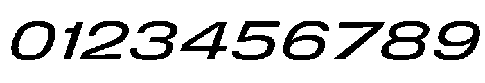 DeBox Expanded Med Ita Short Font OTHER CHARS
