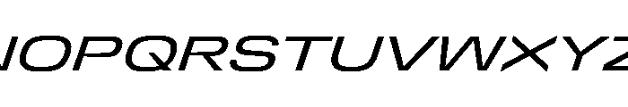 DeBox Expanded Med Ita Tall Font UPPERCASE