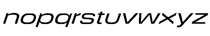 DeBox Expanded Med Ita Tall Font LOWERCASE