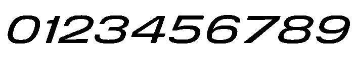 DeBox Expanded Medium Italic Font OTHER CHARS