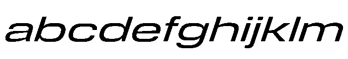 DeBox Expanded Medium Italic FONT