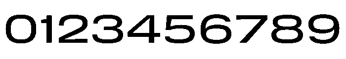 DeBox Expanded Medium Short Font OTHER CHARS