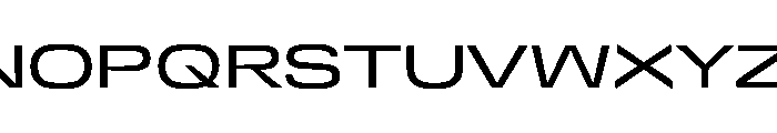 DeBox Expanded Medium Short Font UPPERCASE