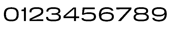 DeBox Expanded Short Font OTHER CHARS