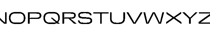 DeBox Expanded Short Font UPPERCASE